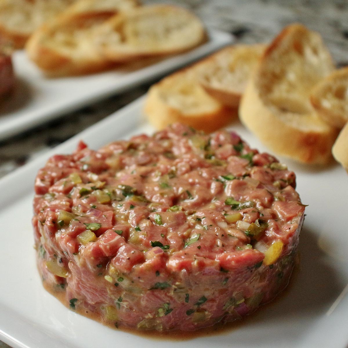 TARTARE DE BOEUF AUX ÉPICES TEXAN