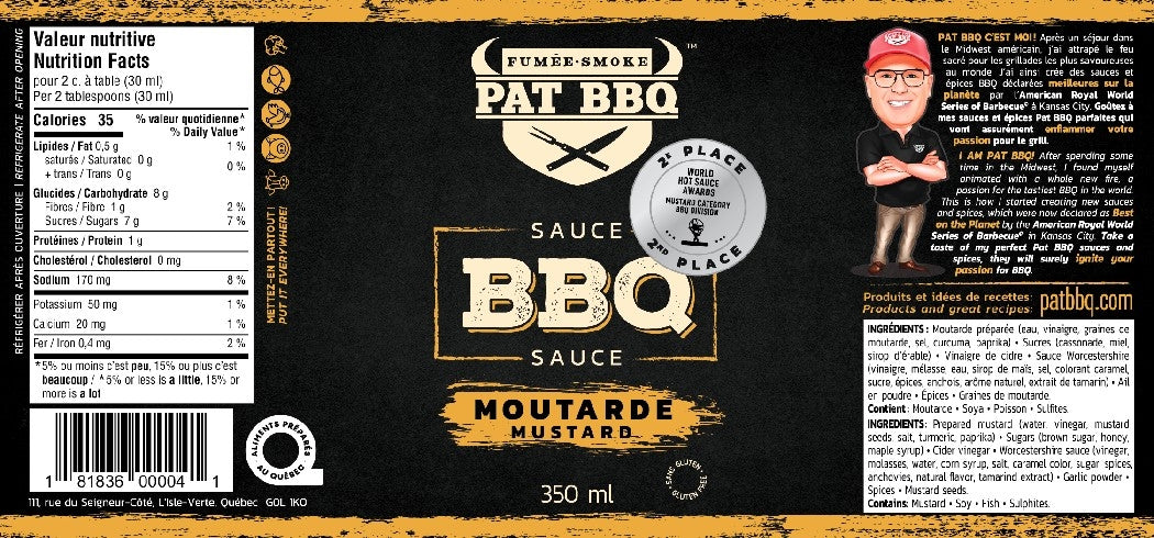 Sauce BBQ Moutarde