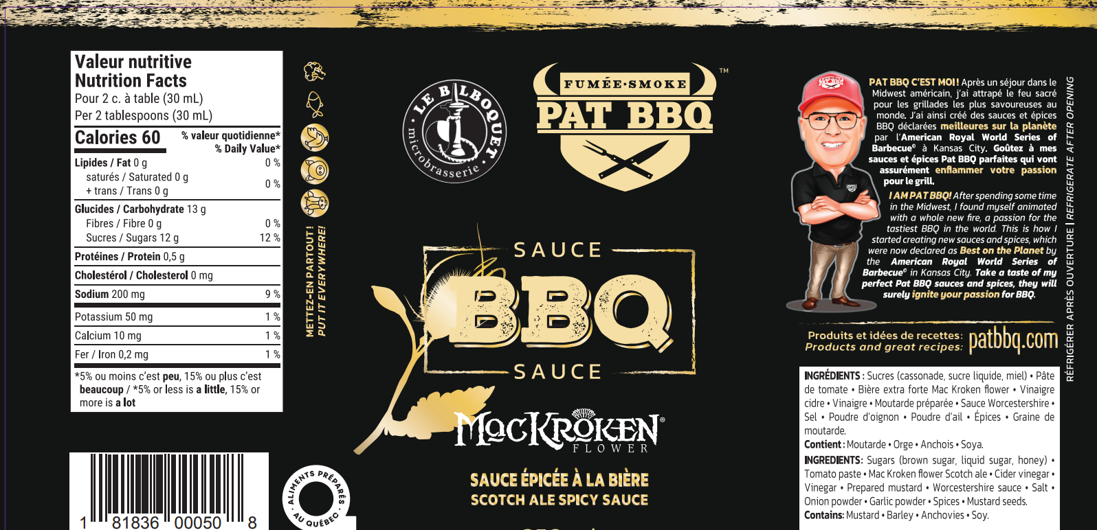 Sauce BBQ MacKroken 3.78L